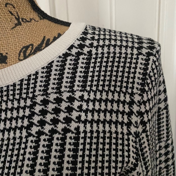 Ann Taylor Black, White Sweater Cardigan, Petite S/P Button Down - Picture 5 of 15